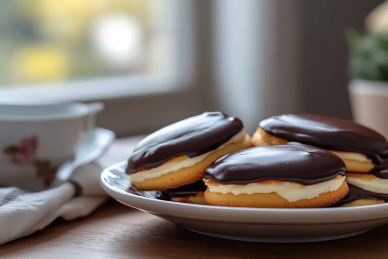Boston Cream Pie Cookies