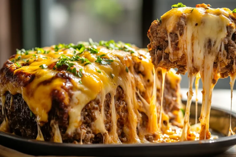 Cheesy Loaded Meatloaf Casserole