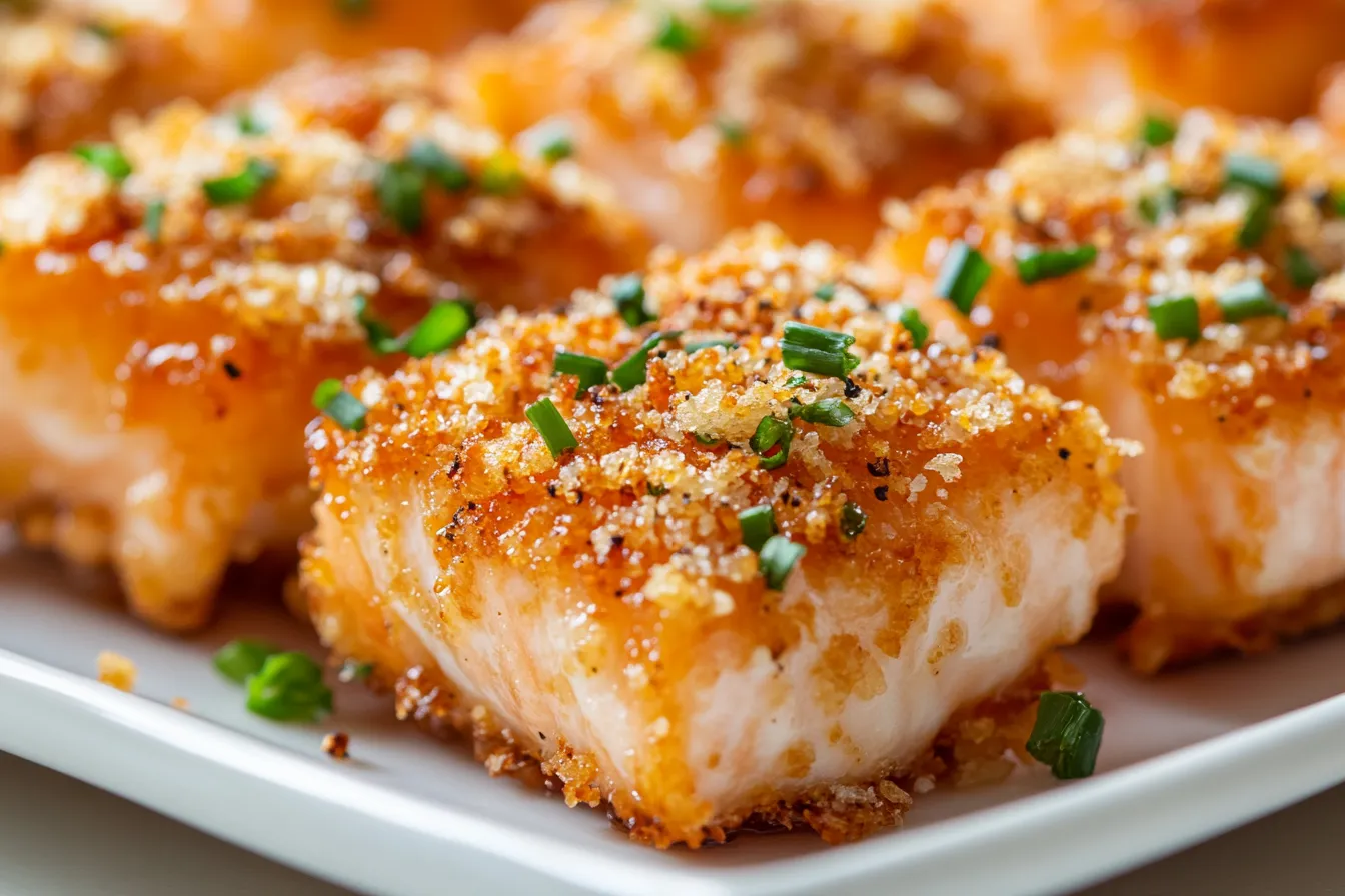 Crispy Bang Bang Salmon Bites