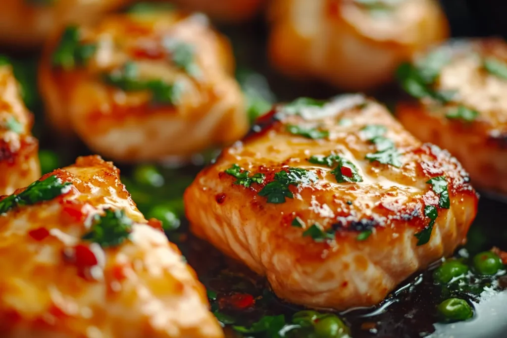 Crispy Bang Bang Salmon Bites