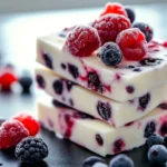 Frozen Yogurt Bark with Berries