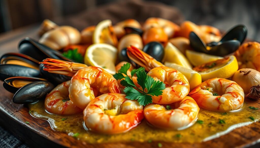 Garlic Butter Seafood Platter Garlic Butter Seafood Platter