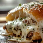 Garlic Parmesan Cheeseburger Bombs