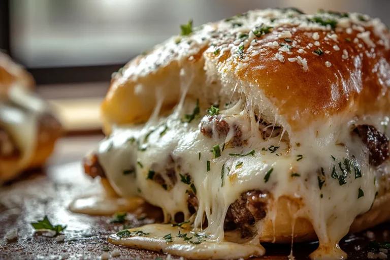 Garlic Parmesan Cheeseburger Bombs