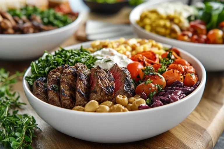 Mediterranean Steak Bowls