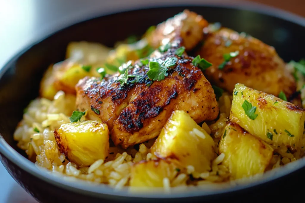 Pineapple Chicken and Rice