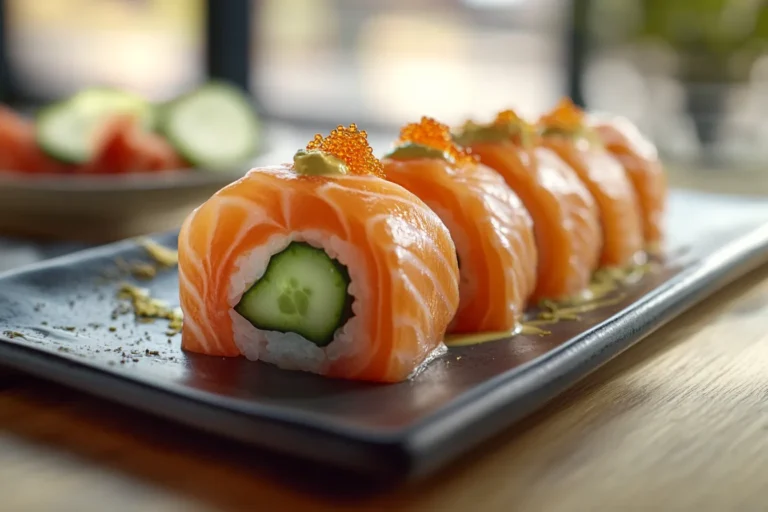 Delicious Chatelaine Smoked Salmon Roll on Cucumber Recipe