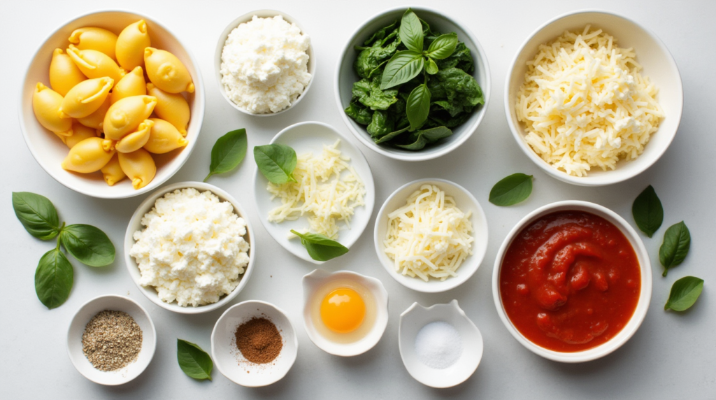 Spinach and Ricotta Stuffed Shells