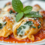 Spinach and Ricotta Stuffed Shells