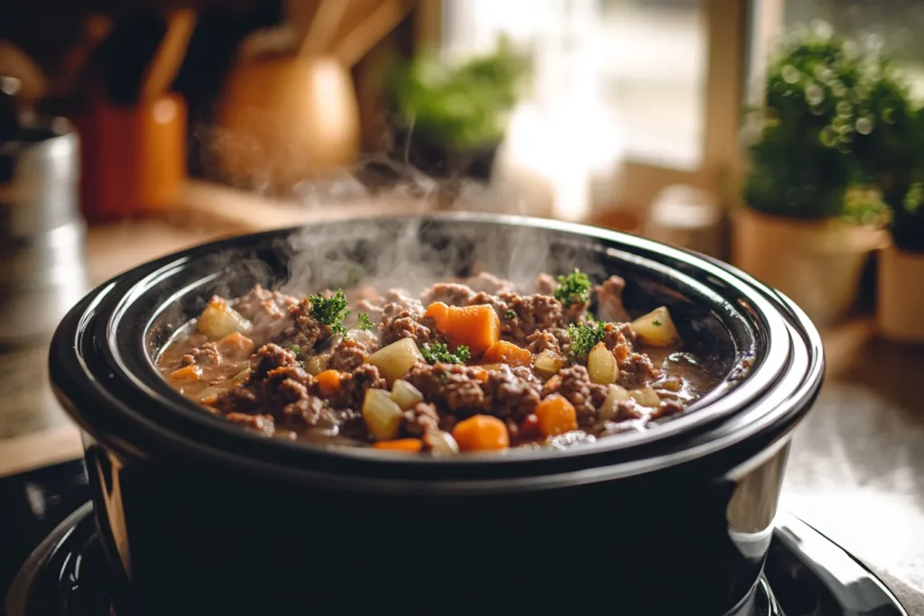Crock Pot Recipes with Ground Beef