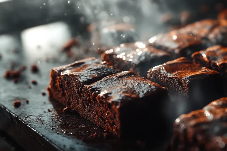 Fudgy Double Chocolate Brownies