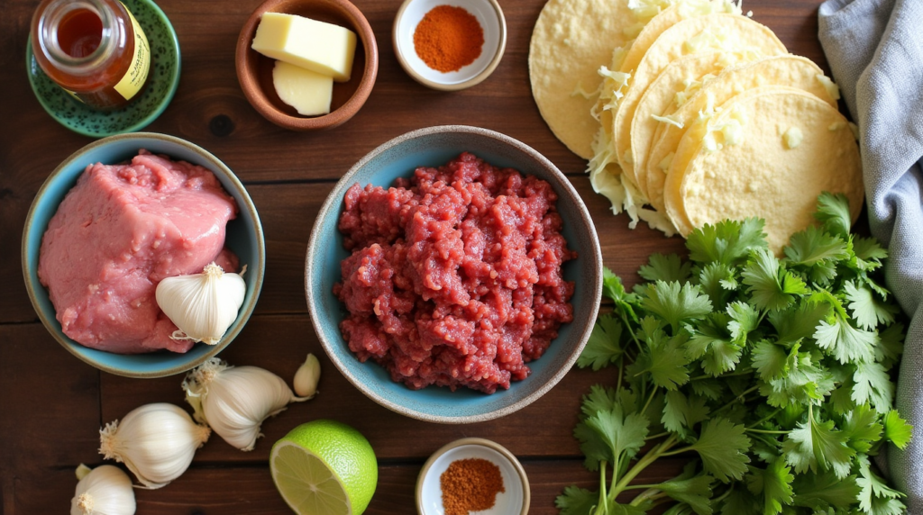 Garlic Butter Honey BBQ Beef Tacos