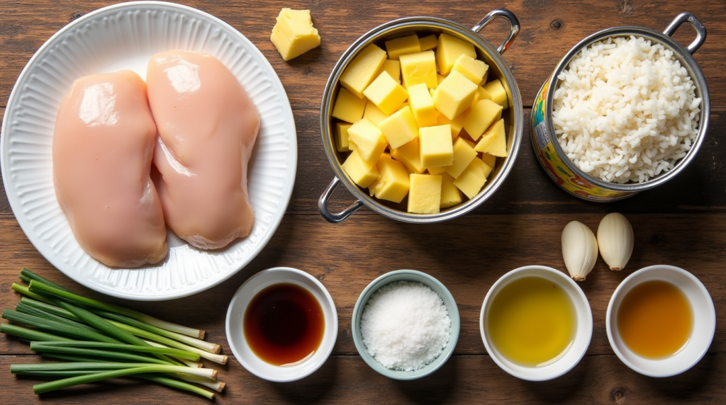 Pineapple Chicken and Rice
