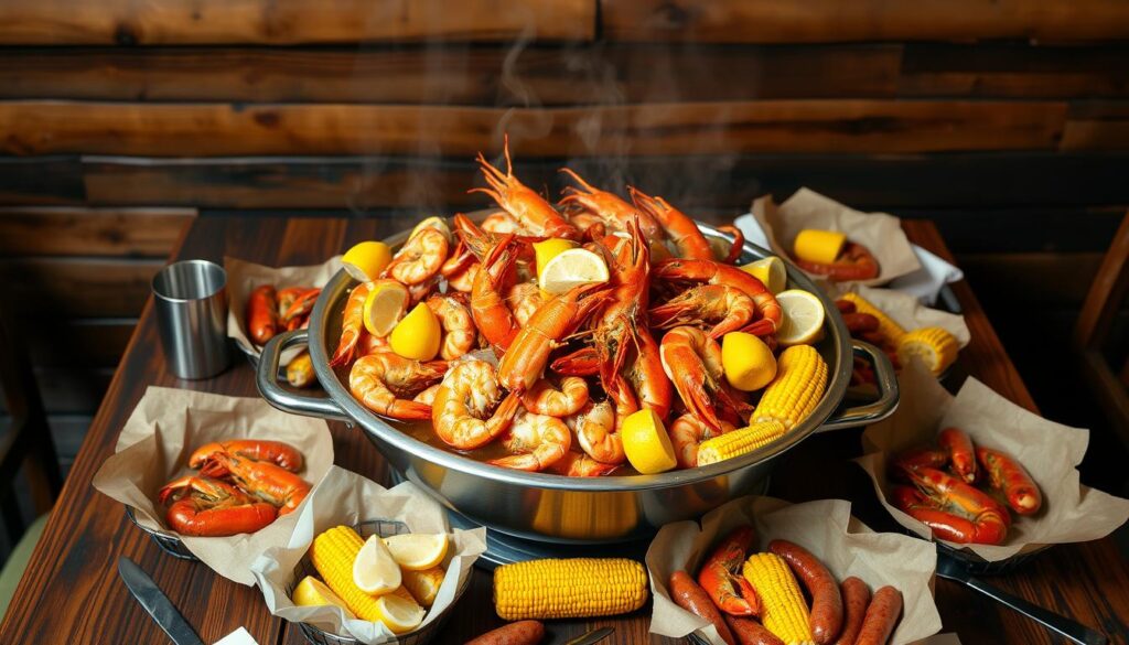 seafood boil serving presentation ideas seafood boil serving presentation ideas