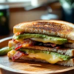 Avocado Bacon Grilled Cheese Sandwich