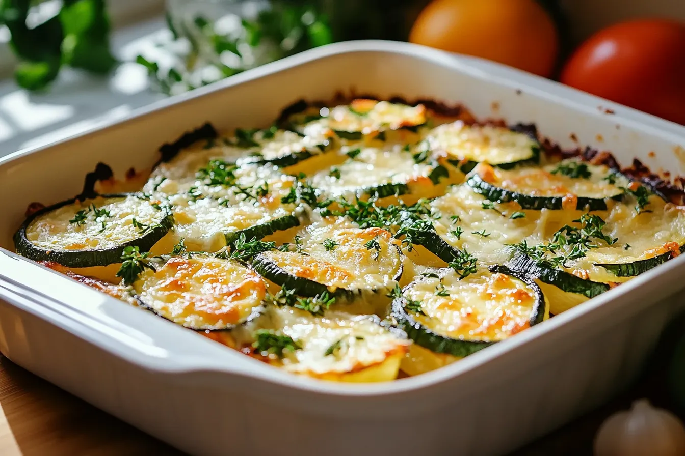 BAKED PARMESAN ZUCCHINI