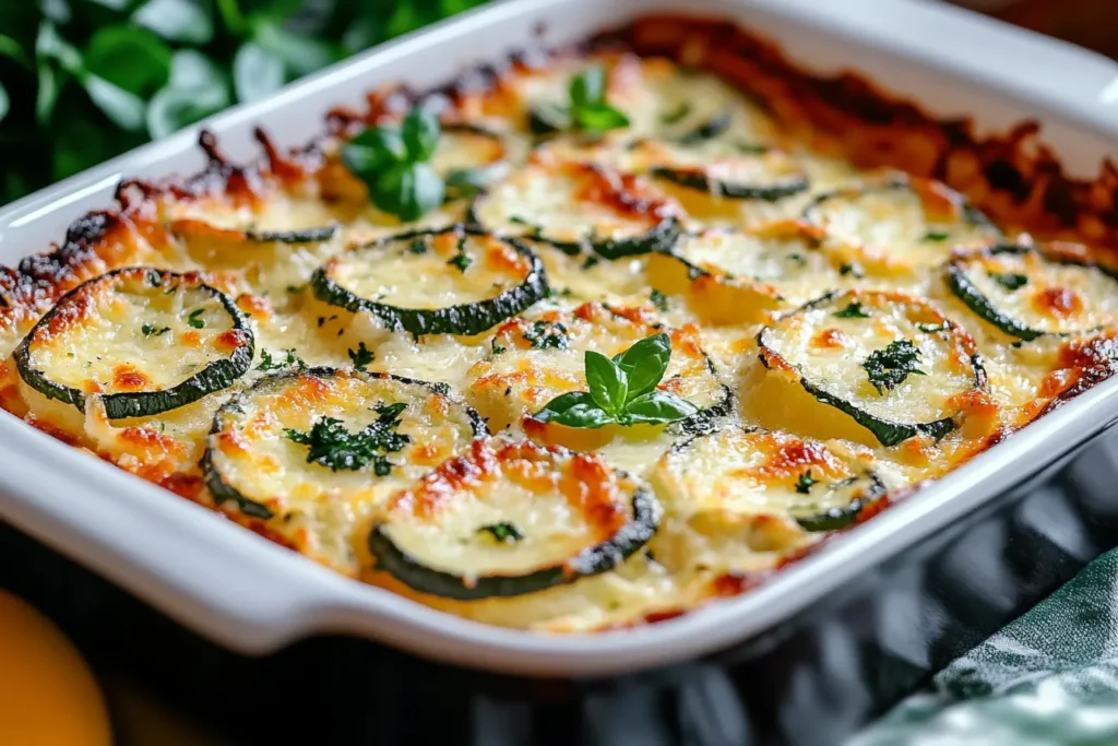 BAKED PARMESAN ZUCCHINI