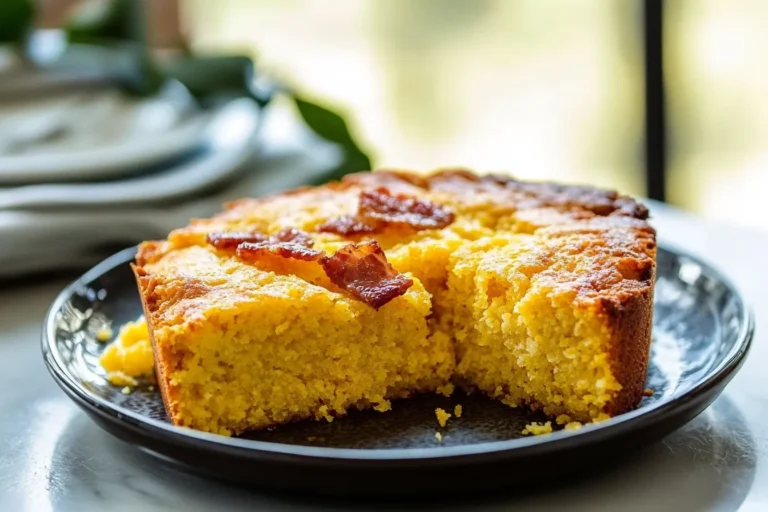 Bacon Cheddar Cornbread Casserole