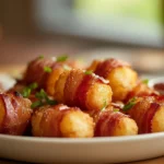 Bacon Wrapped Tater Tot Bombs