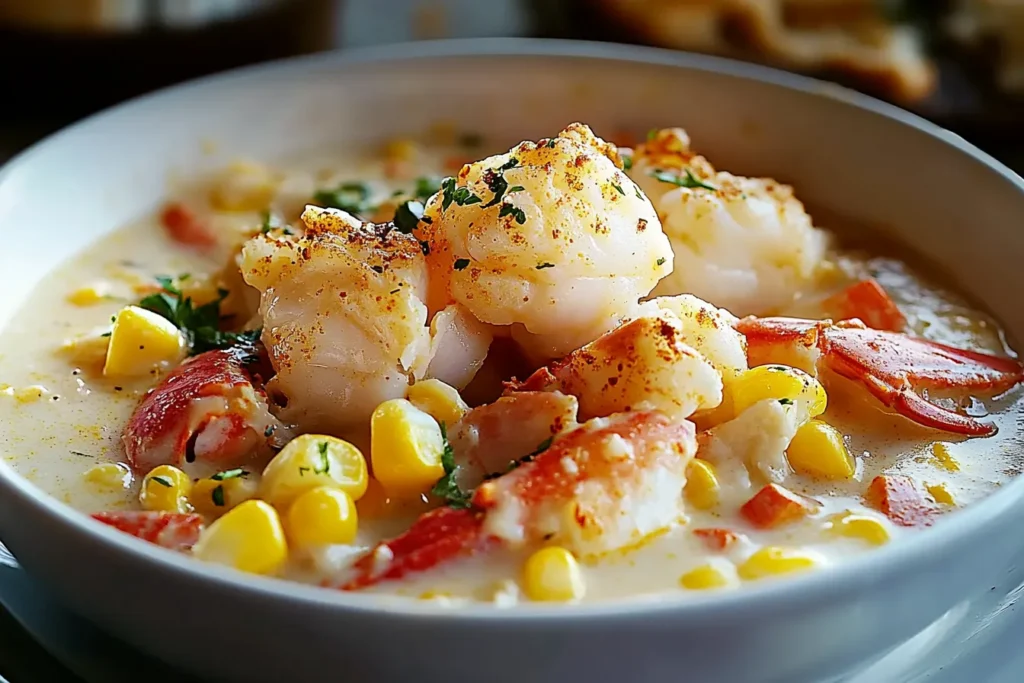 Bobby Flay’s Crab & Corn Chowder
