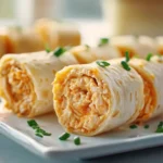 Buffalo Chicken Dip Roll-Ups (Mini Tortilla Wraps)
