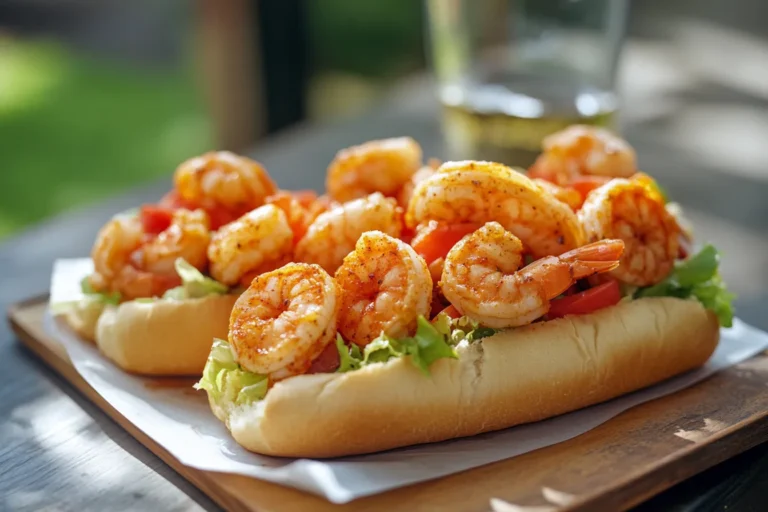 Cajun Shrimp Po Boy