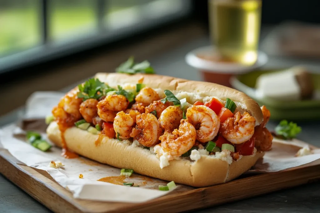 Cajun Shrimp Po Boy