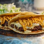 Cheesy Smashburger Tacos on the Griddle
