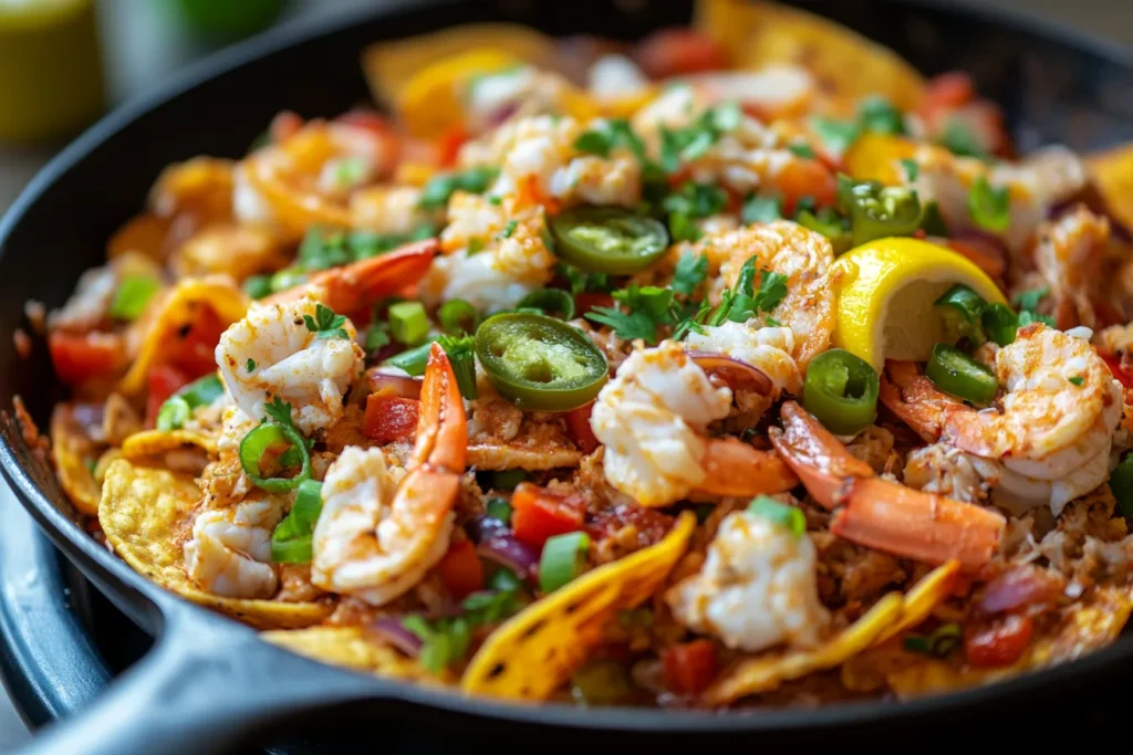 Crab Boil Skillet Nachos