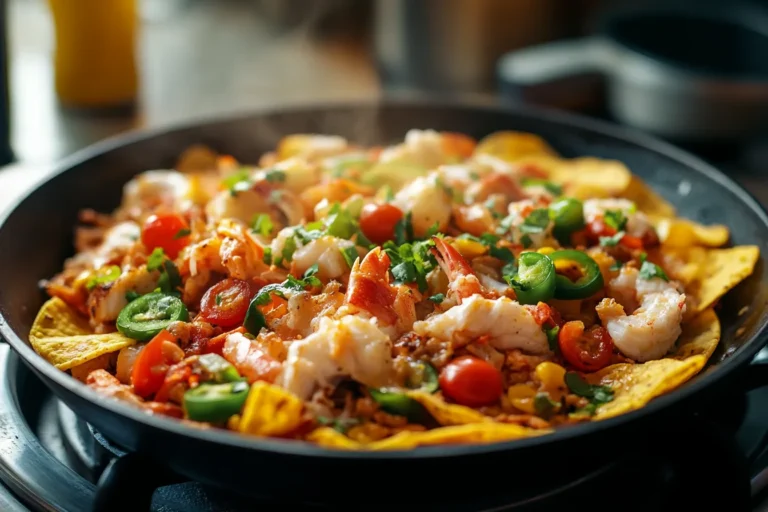Crab Boil Skillet Nachos