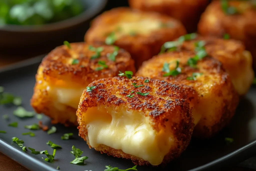 Crispy Grilled Cheese Bombs