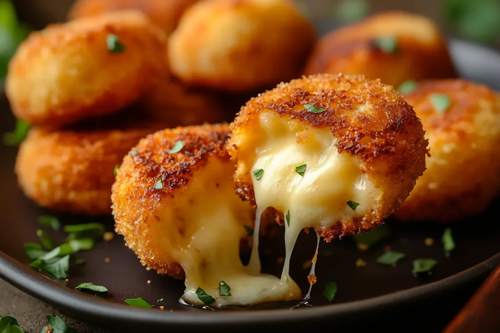 Crispy Grilled Cheese Bombs
