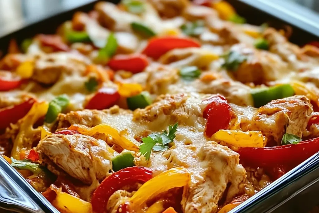 Fajita Chicken Casserole