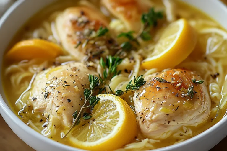 GREEK LEMON CHICKEN SOUP