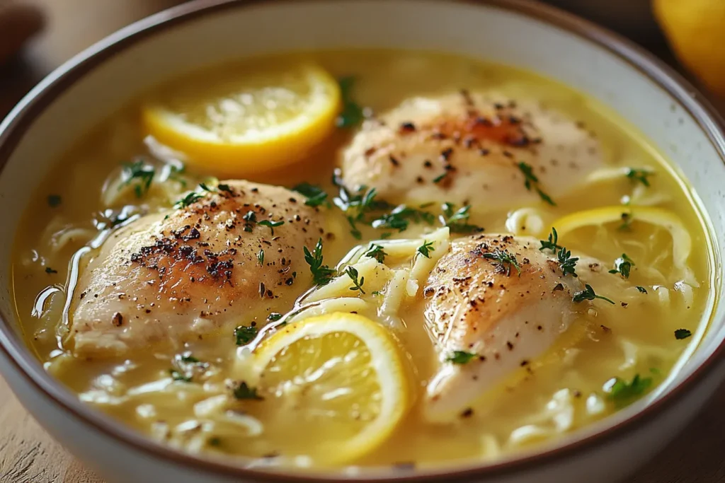GREEK LEMON CHICKEN SOUP