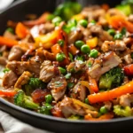 GROUND TURKEY TERIYAKI STIR FRY
