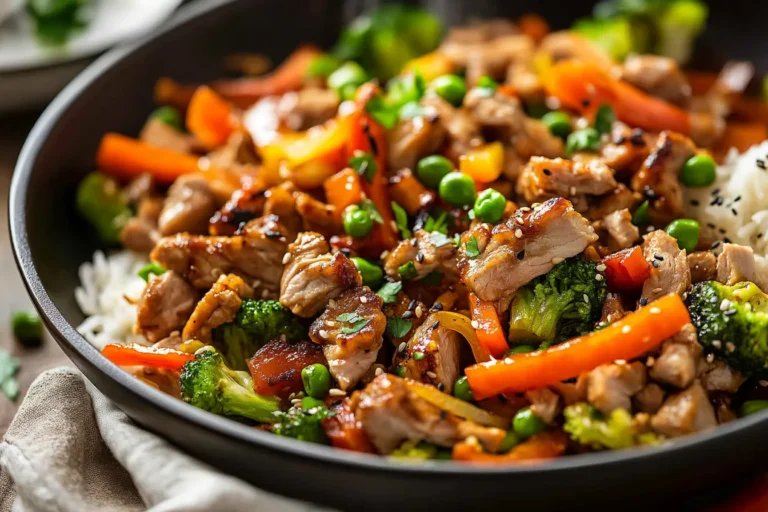 GROUND TURKEY TERIYAKI STIR FRY