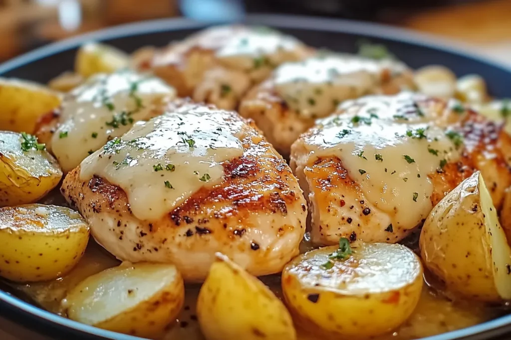 Garlic Parmesan Chicken and Potatoes