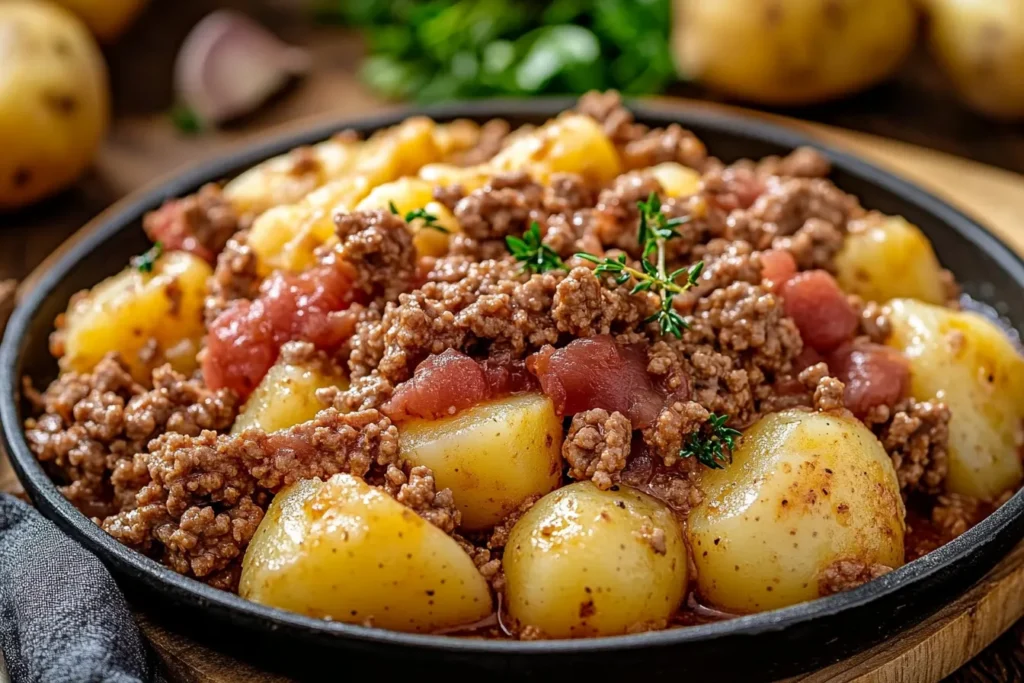 Ground Beef and Potatoes