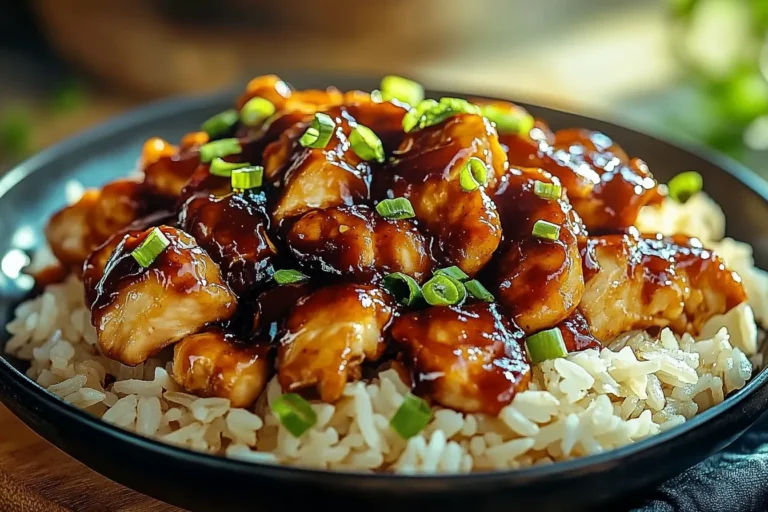 Honey BBQ Chicken Rice