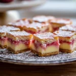 Old-Fashioned Rhubarb Custard Bars
