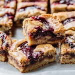 PB&J blondies