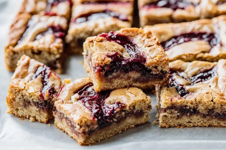 PB&J blondies