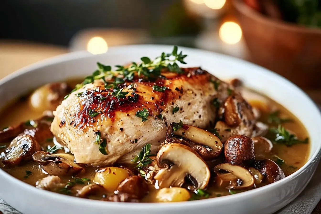 Rotisserie Chicken Mushroom Soup