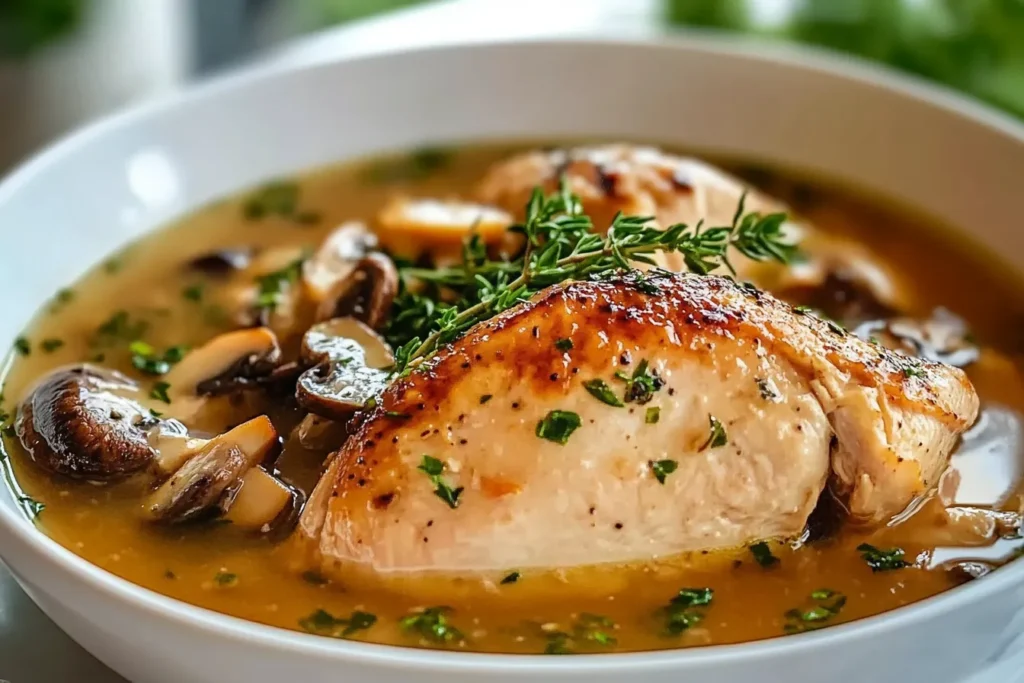 Rotisserie Chicken Mushroom Soup