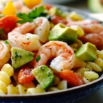 Shrimp Avocado Pasta Salad