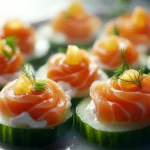 Smoked Salmon Cucumber Bites
