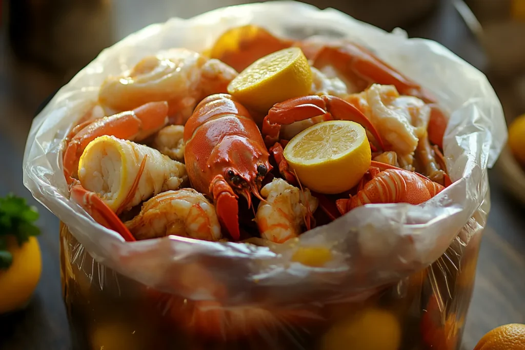 Southern Style Crab Boil in a Bag