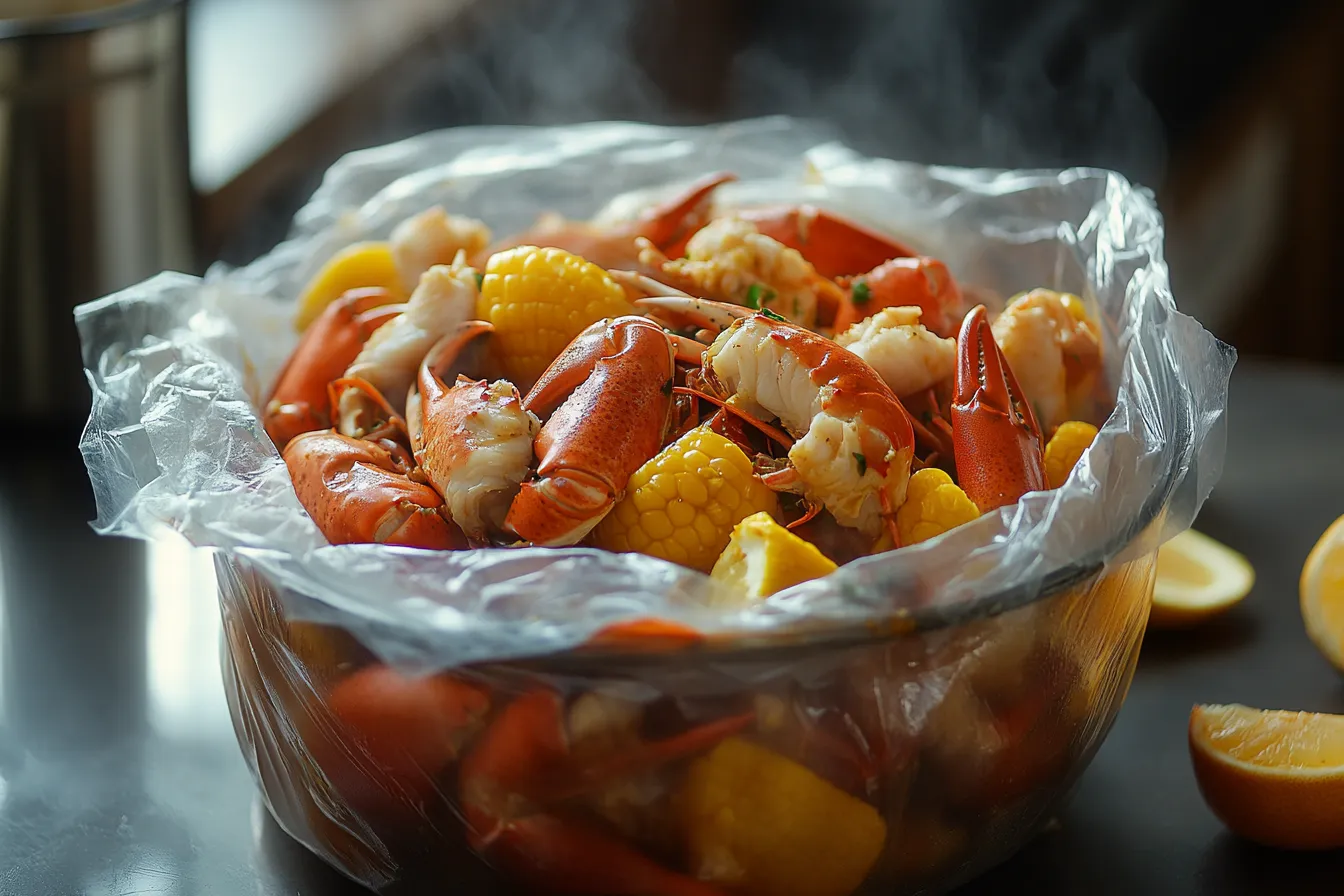 Southern Style Crab Boil in a Bag