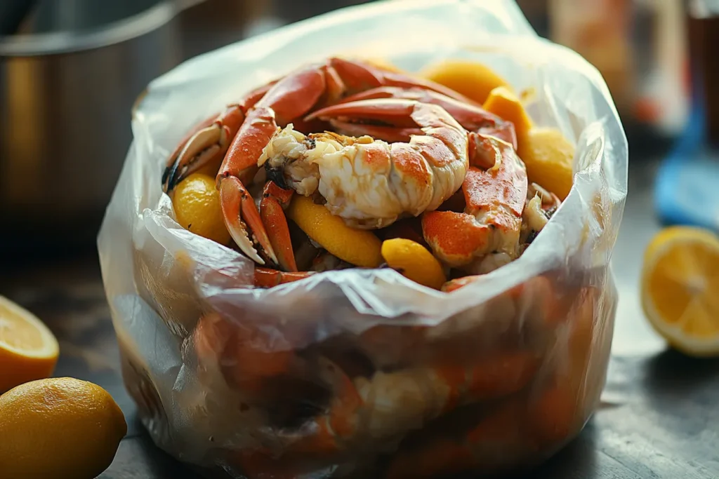 Southern Style Crab Boil in a Bag